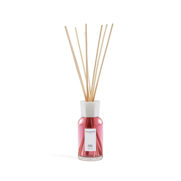 Millefiori Milano Diffusore Bastoncini Ambra & Rosa | Shop