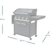Campingaz 4 Series Premium S DualGas Barbecue 4 Bruciatori | Segantini