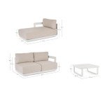 Salotto Lounge Mariel Vapor YK15 Bizzotto | Segantini Garden Center