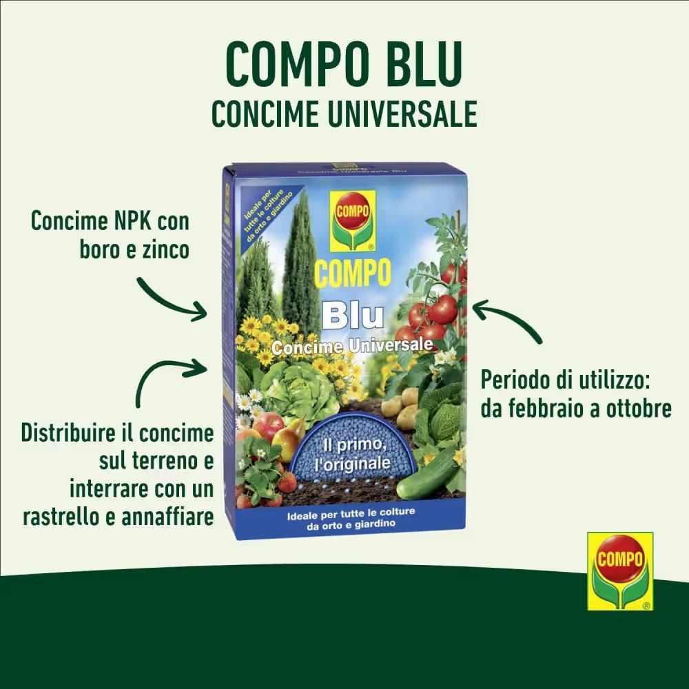 COMPO Blu Concime Universale 1kg | Segantini Garden Center