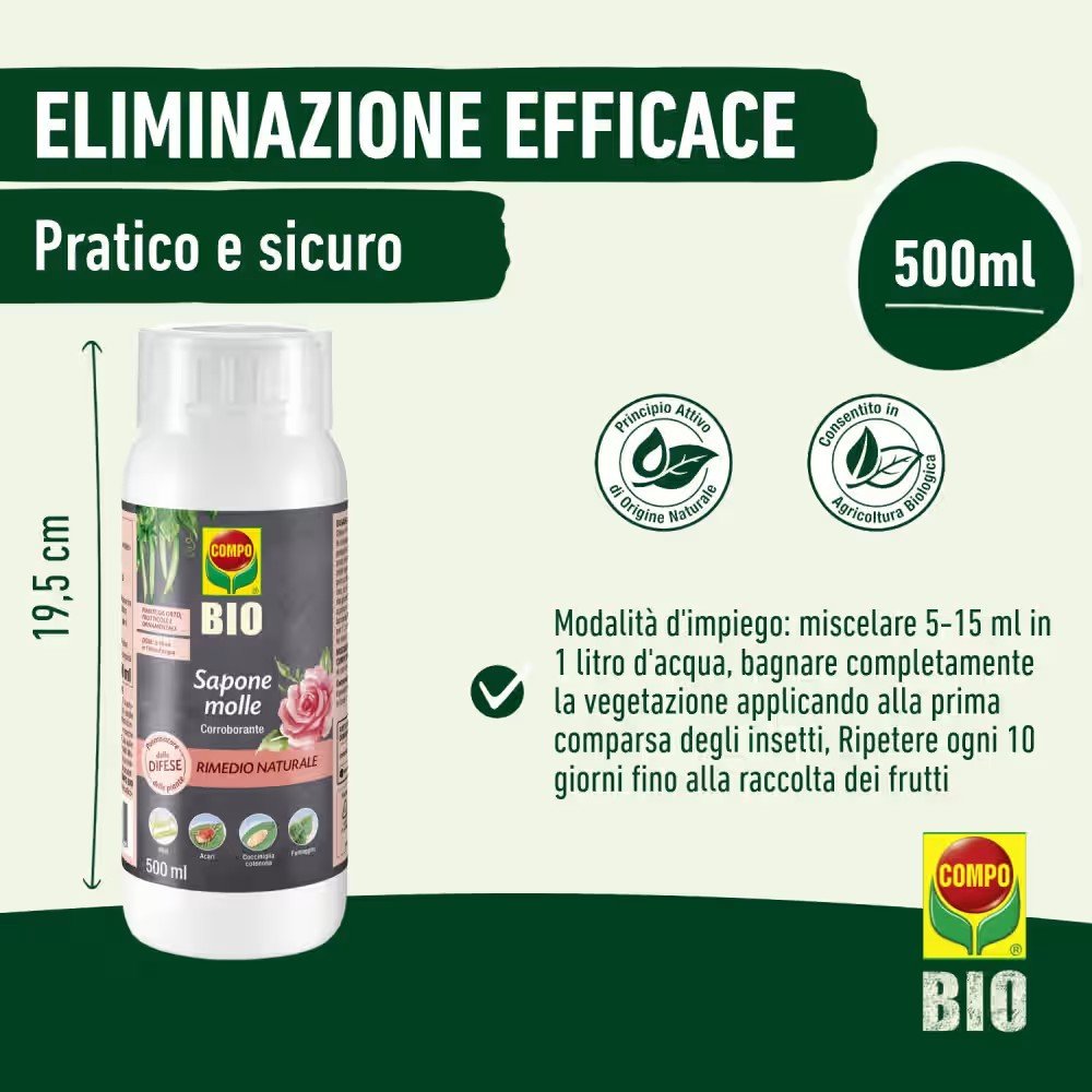 COMPO BIO Sapone Molle Concentrato 500ml | Segantini Garden