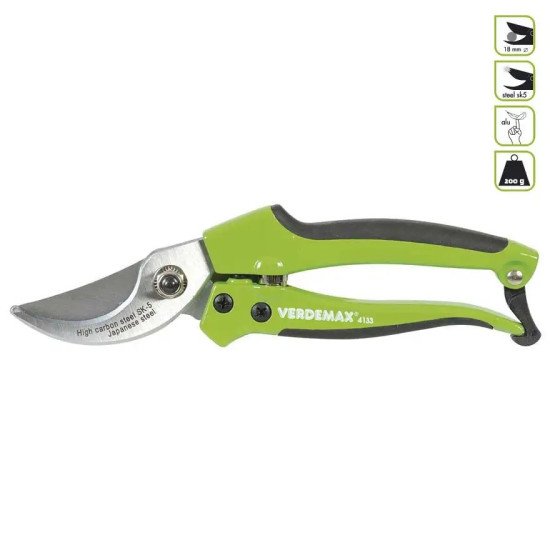 Forbice Giardino Verdemax By-Pass Acciaio SK5 | Segantini Garden