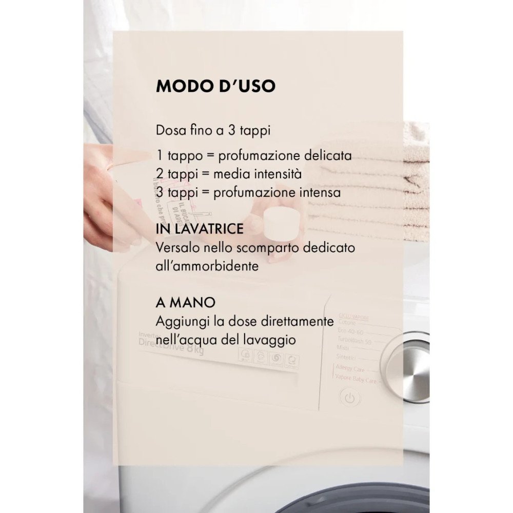 Profumatore Bucato Muschio Bianco Il Bucato di Adele | Segantini