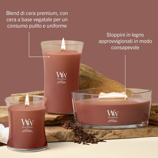 WoodWick Cinnamon Chai Candela Grande | Segantini